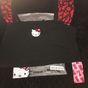 Hello kitty exclusive collab crop top